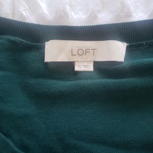 Cute dark green XL cardigan from Ann Taylor LOFT!